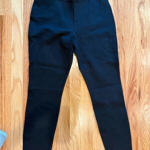 Black High-Waisted Quince Leggings Size Medium